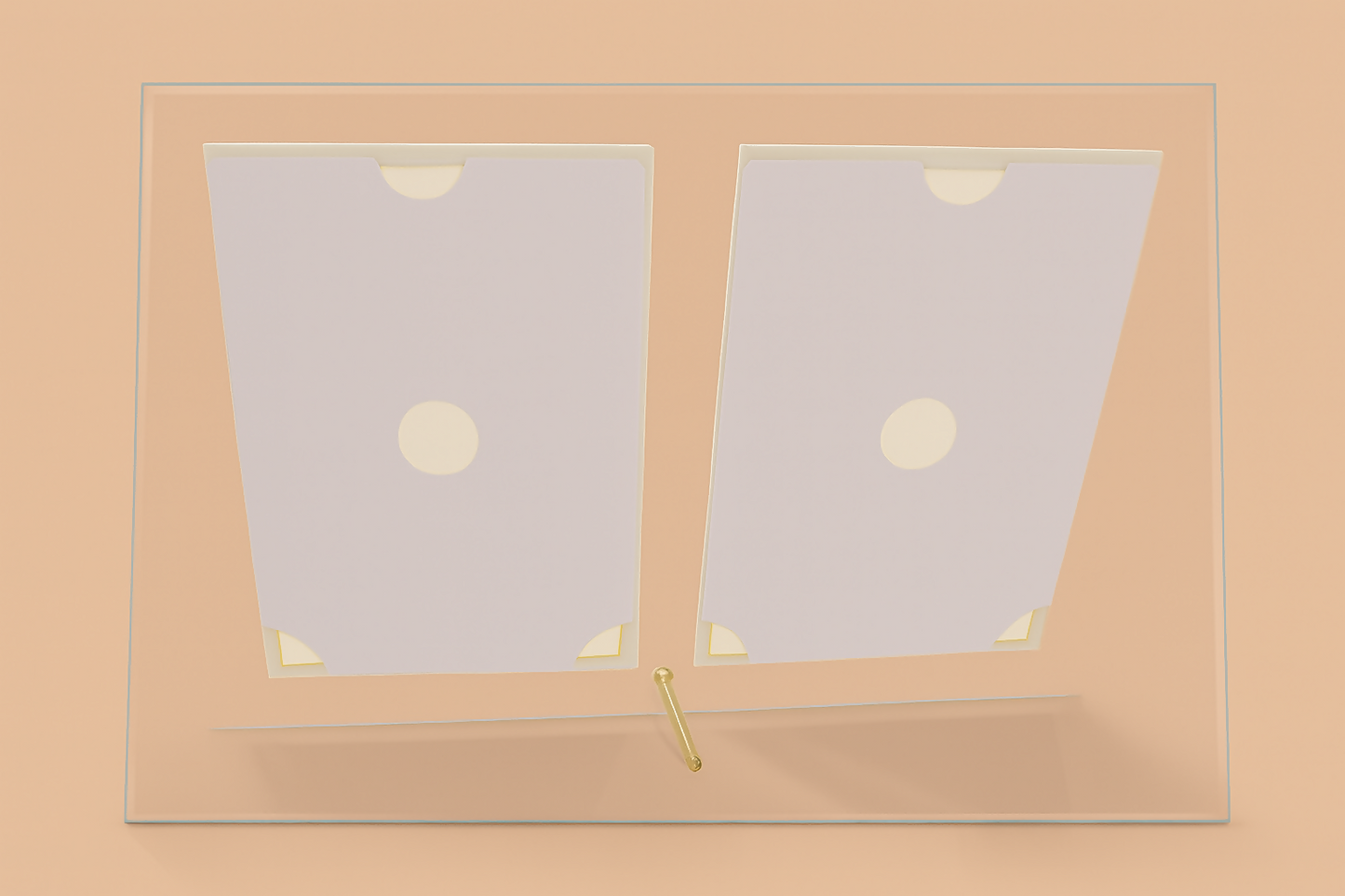 Double Photo Frame for 4x6 Pictures | Tabletop Display for Home & Gifting