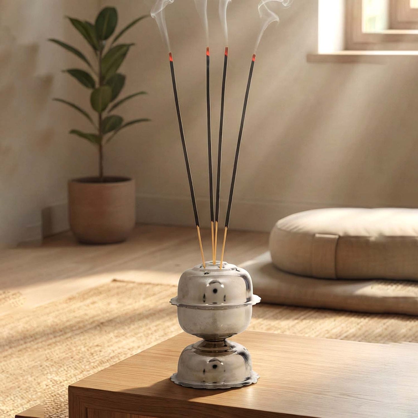 Stainless Steel Jasmine Agarbatti Stand (1 Pc)