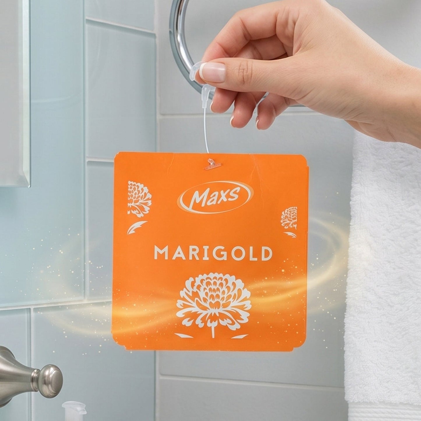 Maxs Marigold Gel Air Freshener Pocket Long Lasting 10 Gm
