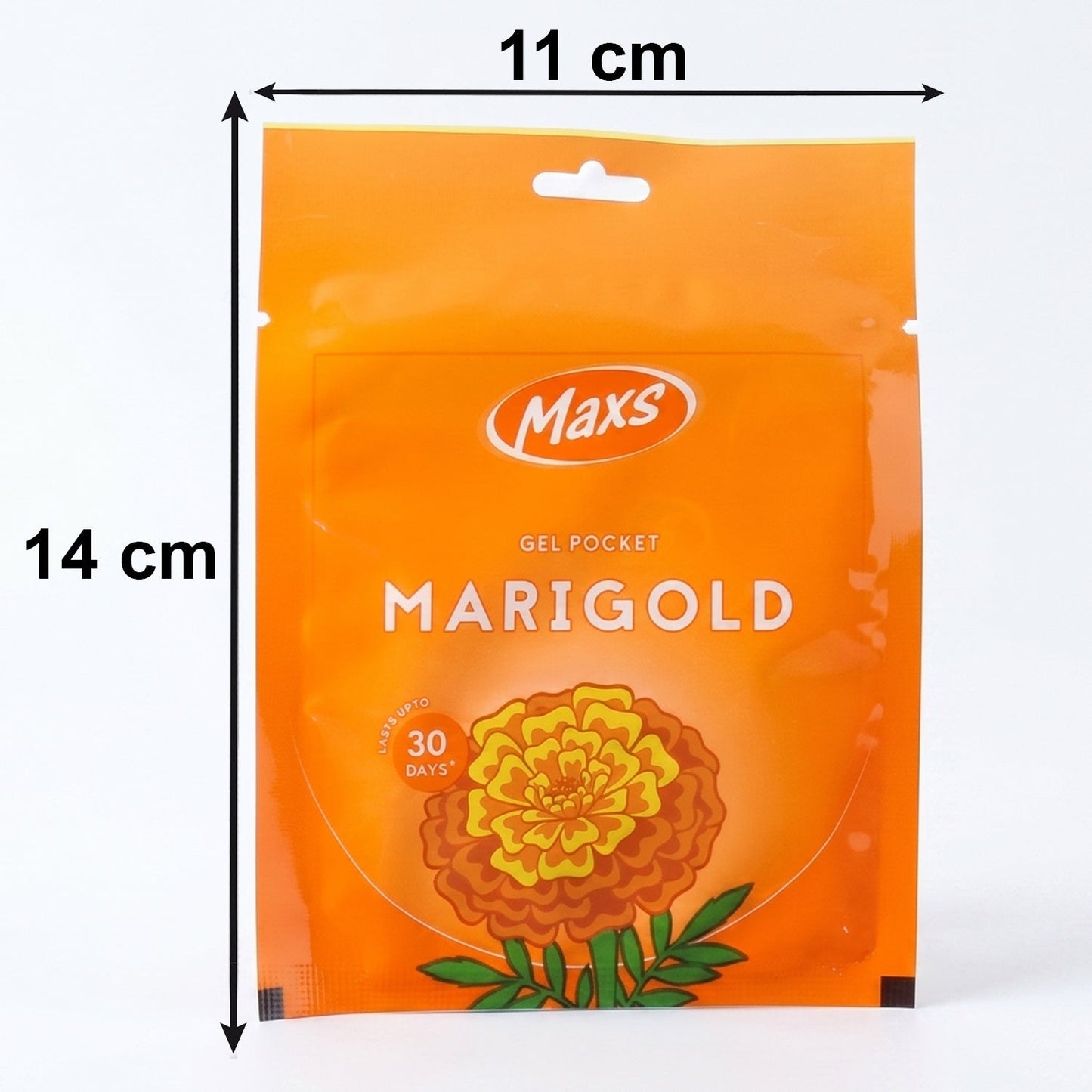 Maxs Marigold Gel Air Freshener Pocket Long Lasting 10 Gm