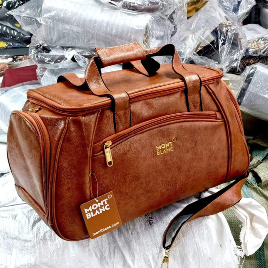Premium Heavy Quality Travel Duffle Bag – Luxury Leather Style Large Capacity Travel Bag for Men & Women (1 PCS)