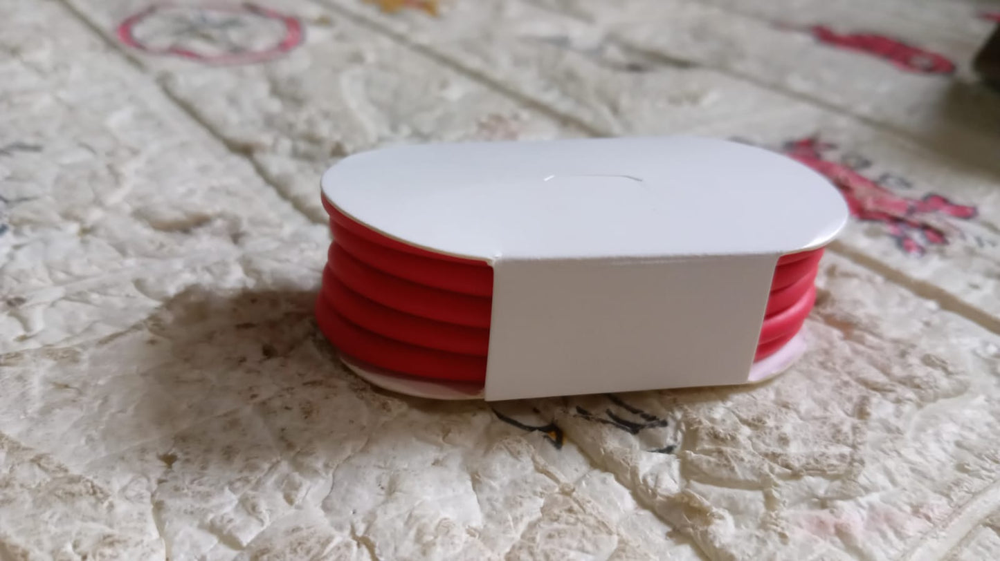Unique Type C Dash Charging USB Cable for Fast Charging & Data Transfer (Red, 1 Meter)