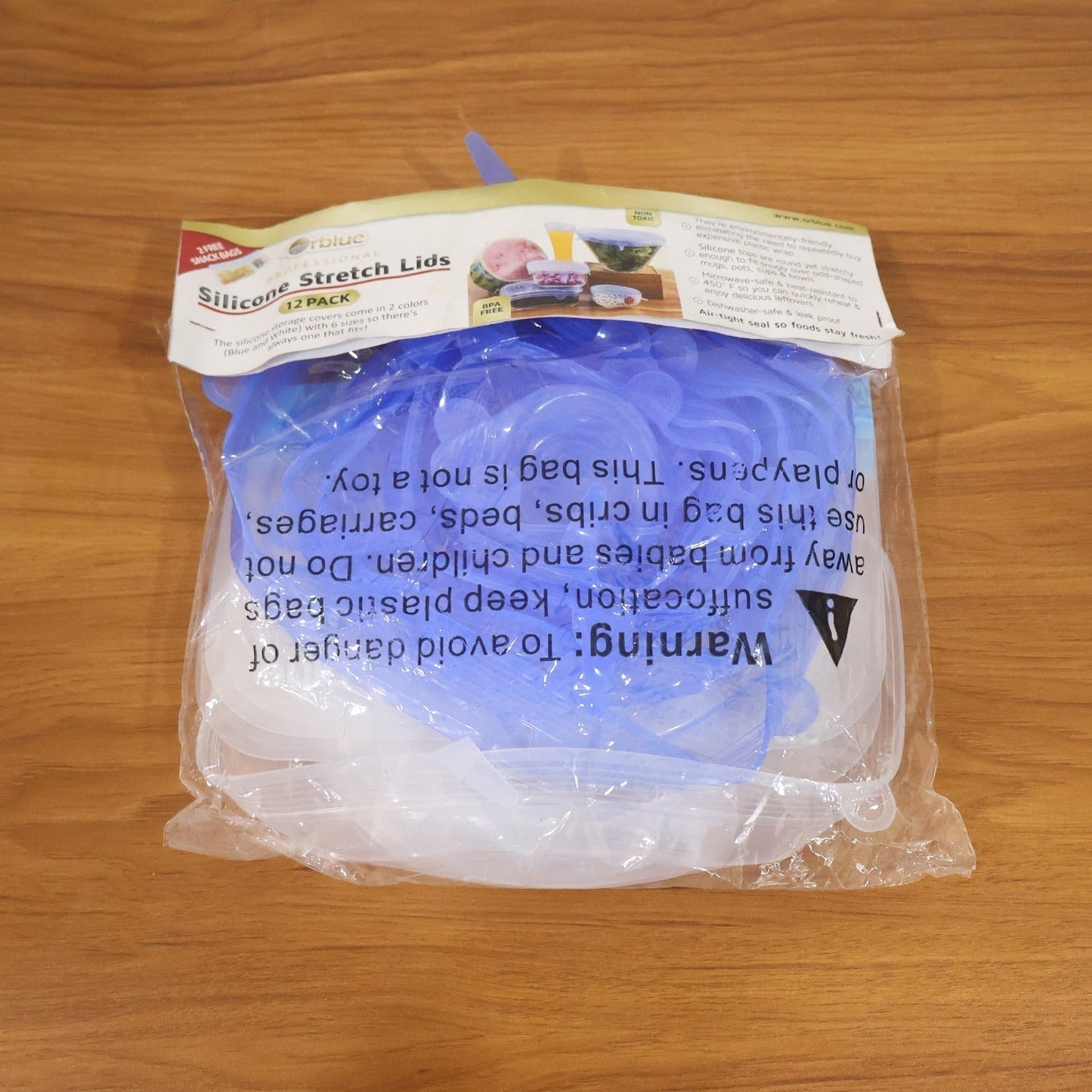 12 Peace Reusable Stretch Lids Set with 2 Storage Pouches â€“ Flexible Food Cover Lids