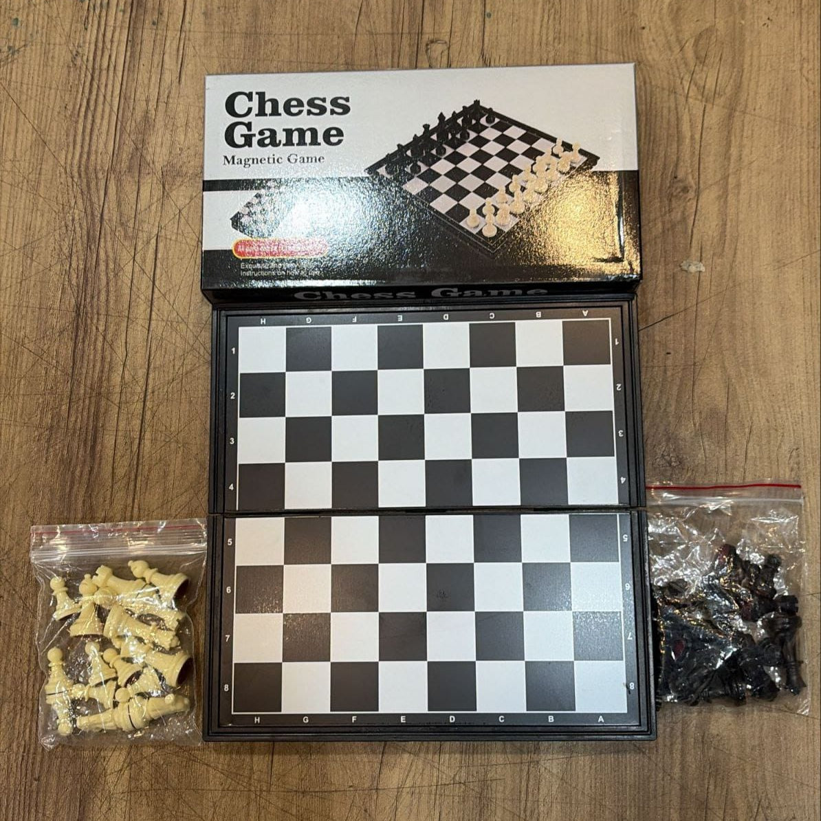 Magnetic Travel Chess Set (Medium/Large) | Folding Portable Board with High-Quality Magnetic Pieces