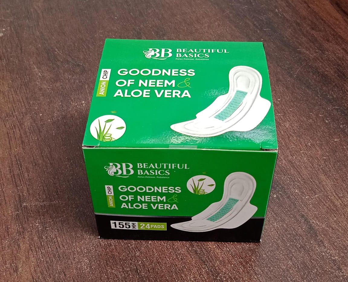 Sanitary Pantyliners with Neem & Aloe Vera â€“ Ultra Thin (24 Pcs)
