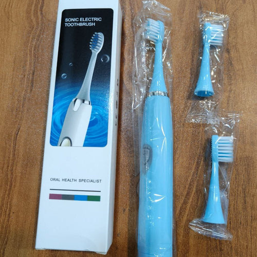 Sonic Electric Toothbrush – Portable Rechargeable Toothbrush with 3 Brush Heads (1 PCS)