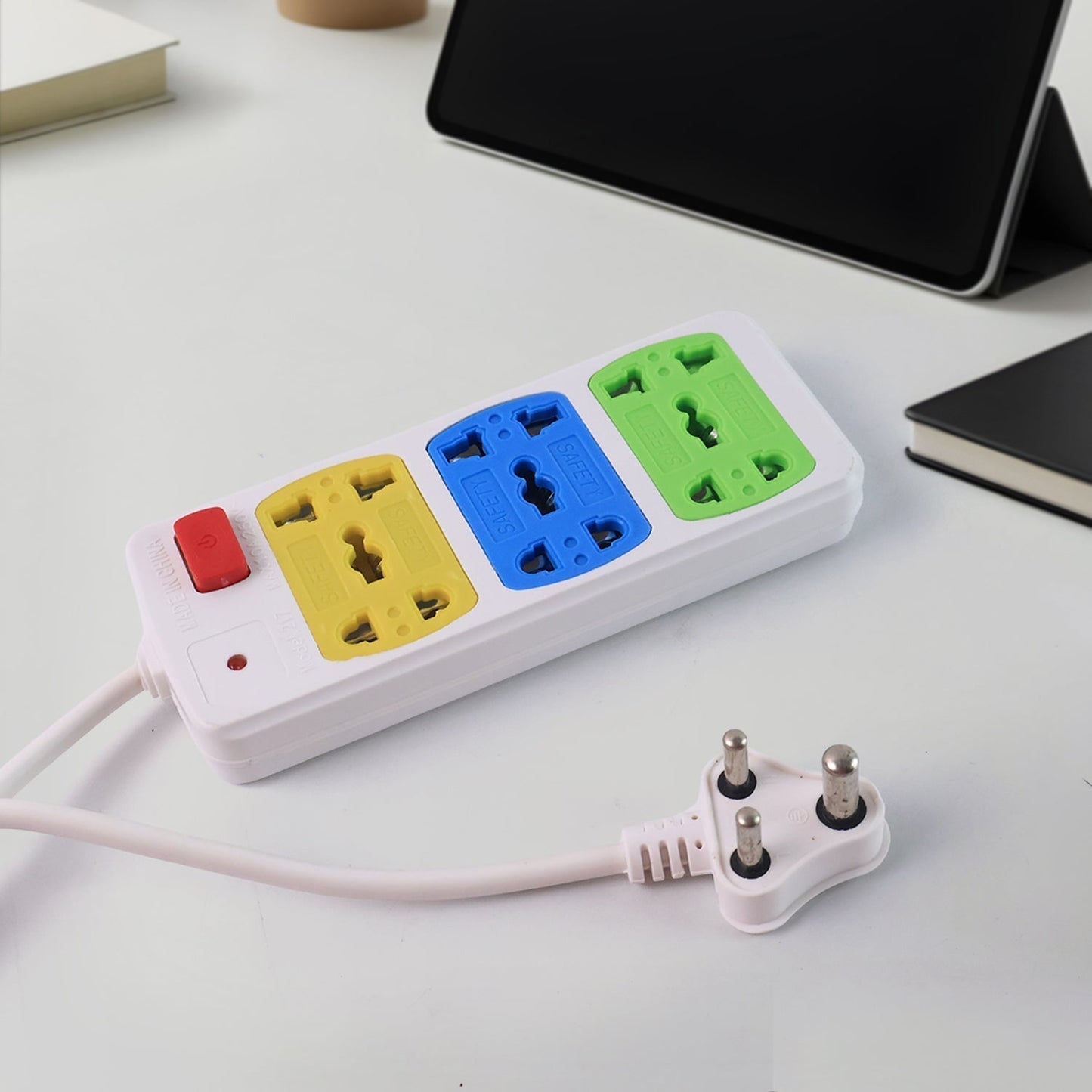 Compact 3-Socket Universal Extension Board (1 Pc)