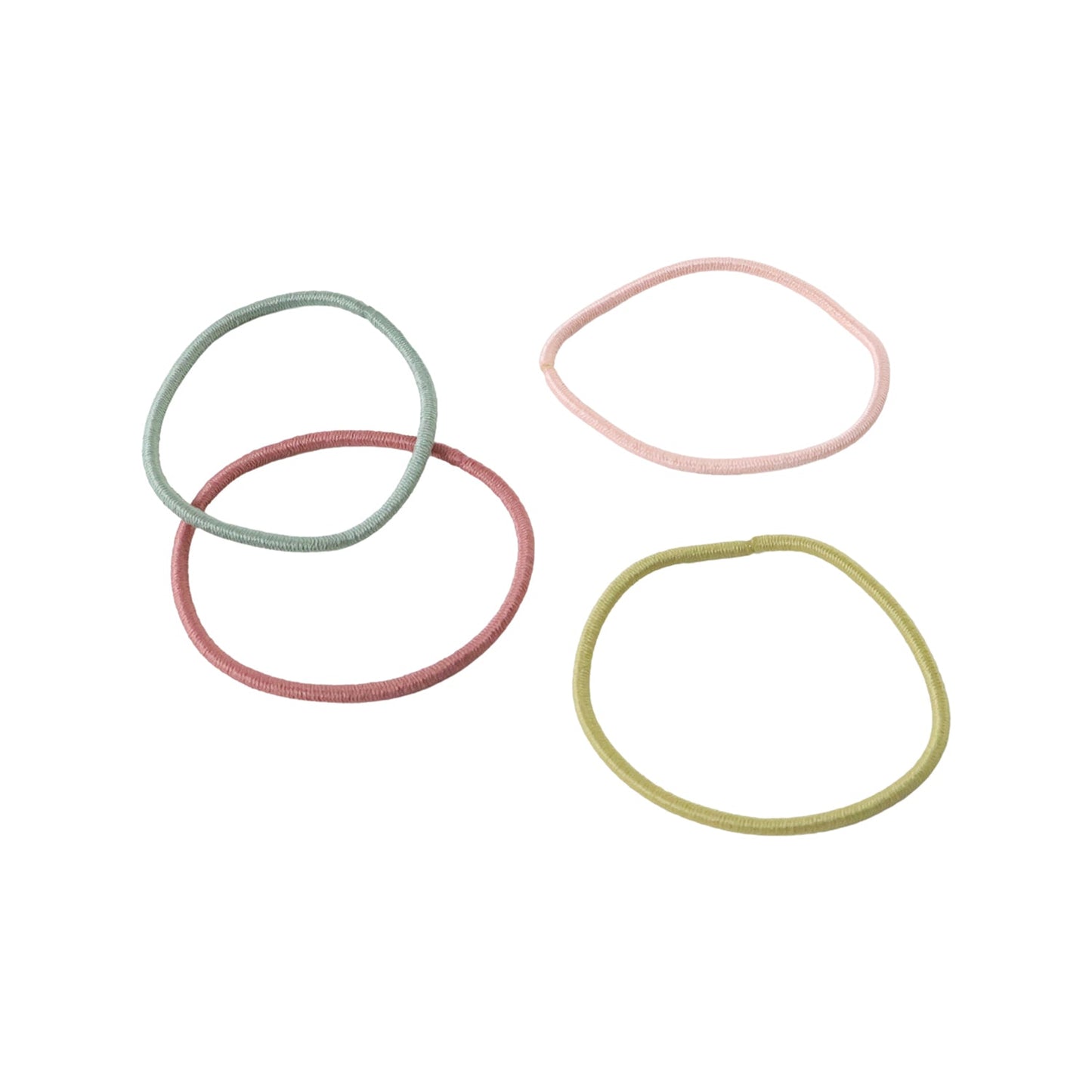Soft Stretchable Elastic Hair Bands Rubber Hair Ties Set 40 Pc