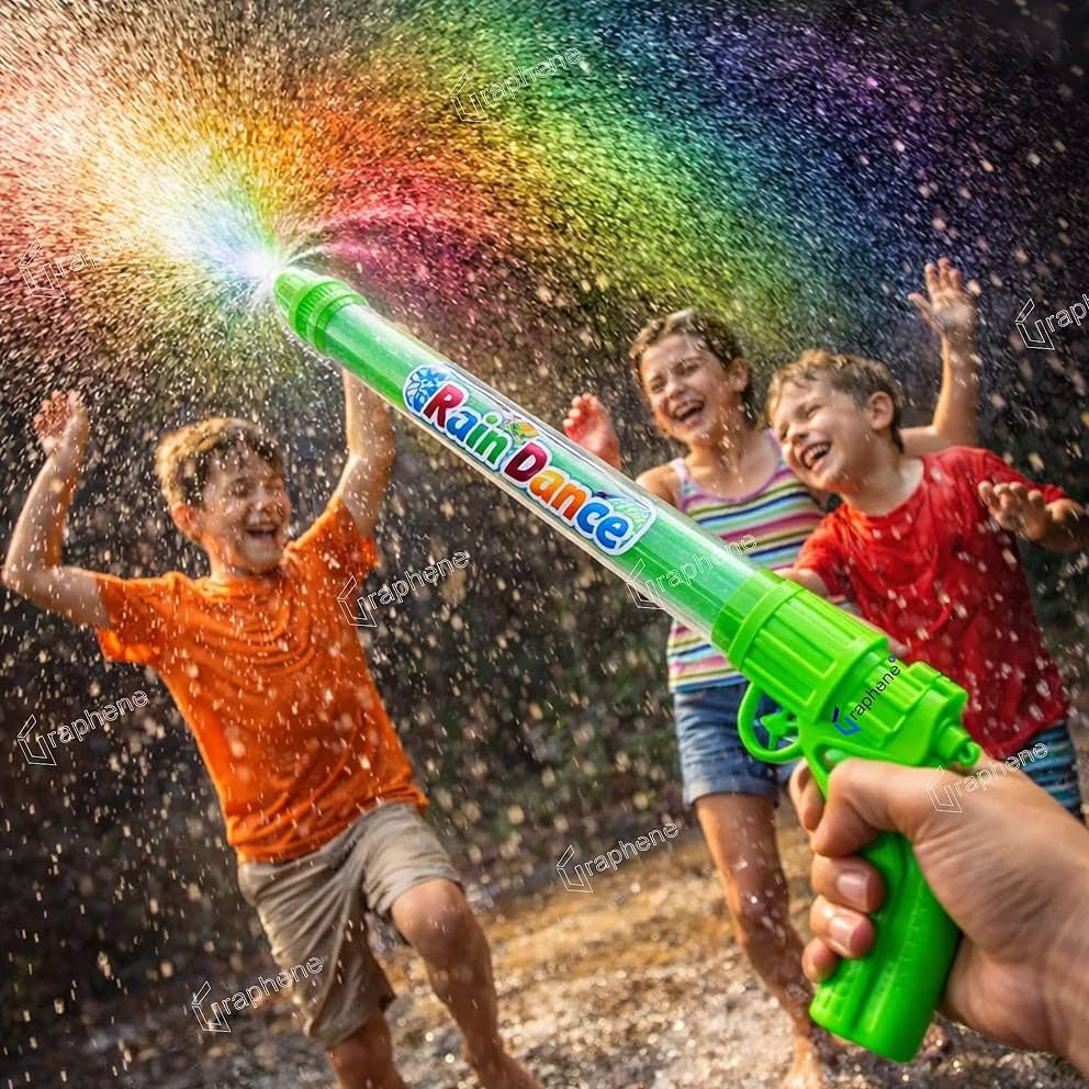 RAIN DANCE HOLI PICHKARI (1 PCS) – High Pressure Water Spray Gun for Holi Fun