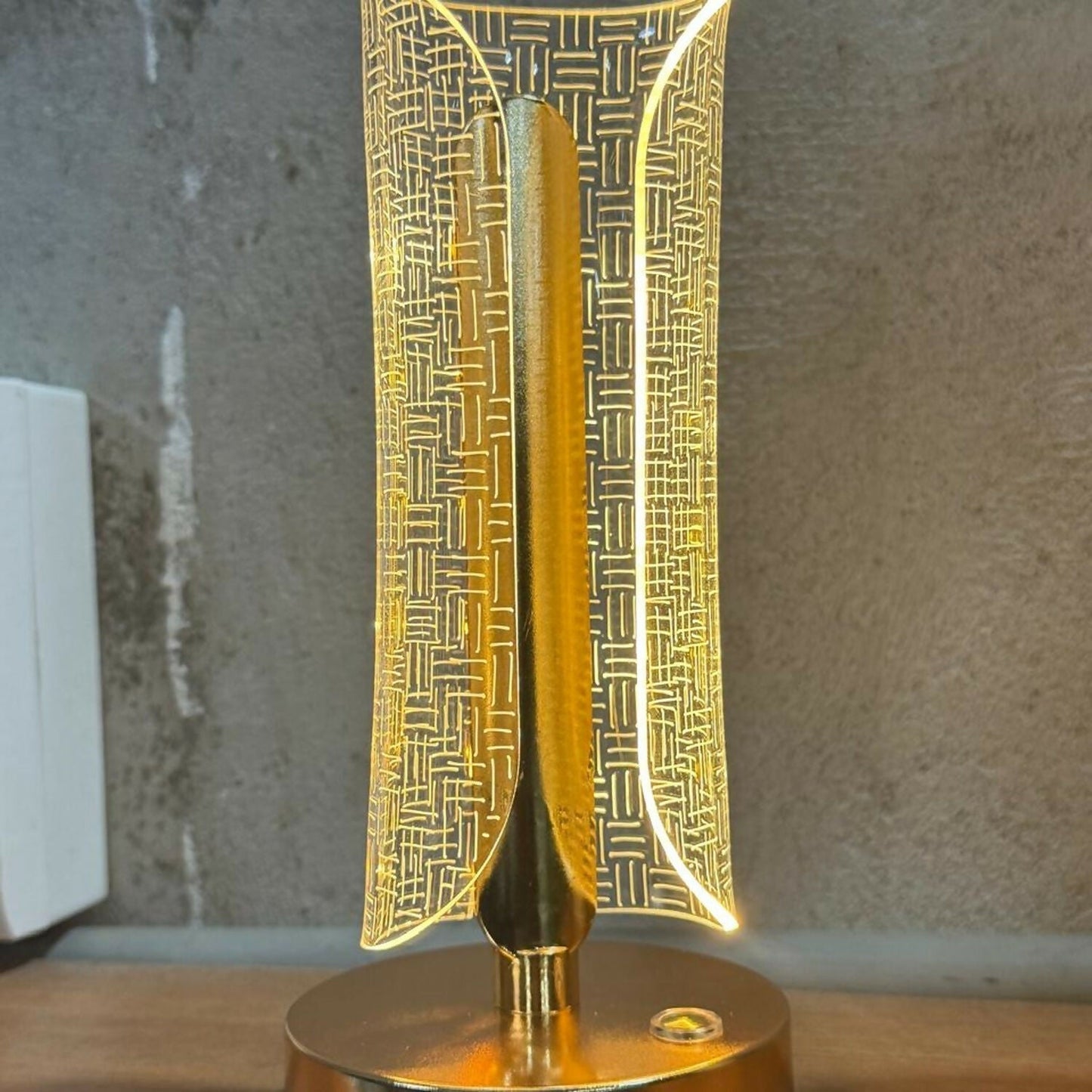 Luxury Golden LED Table Lamp for Bedroom, Living Room & Home DÃ©cor