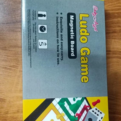 Magnetic Ludo Game Board Portable Travel Game for Kids & Family