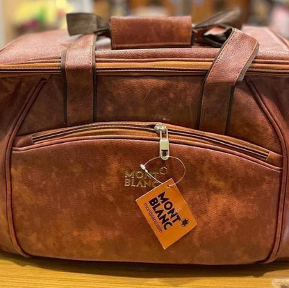 Premium Heavy Quality Travel Duffle Bag – Luxury Leather Style Large Capacity Travel Bag for Men & Women (1 PCS)