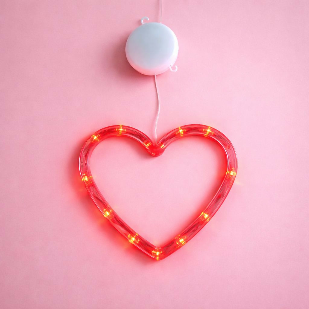 Heart Shape LED Decorative Wall Light for Bedroom, Home & Romantic Decor