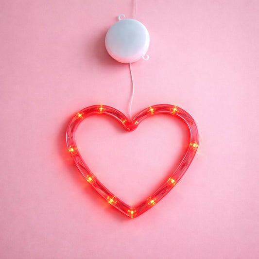 Heart Shape LED Decorative Wall Light for Bedroom, Home & Romantic Decor