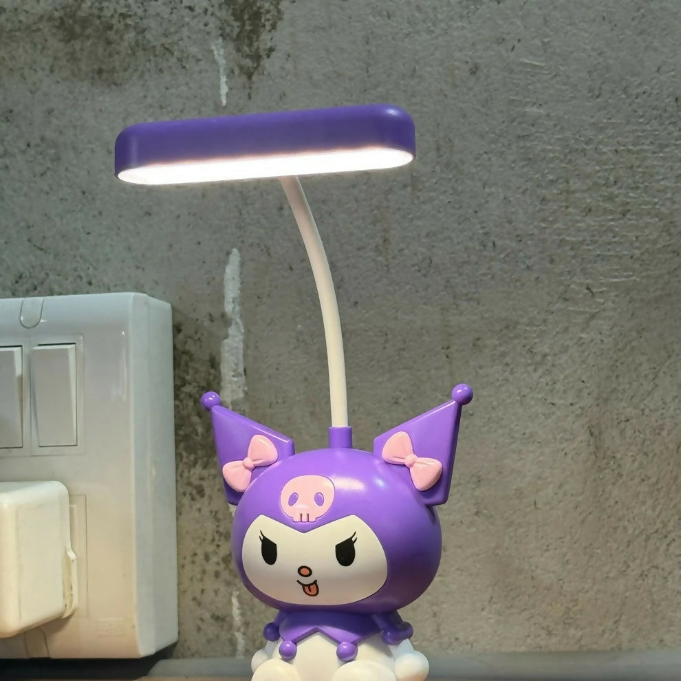 Cute Cartoon LED Desk Lamp for Kids Study and Bedside Use