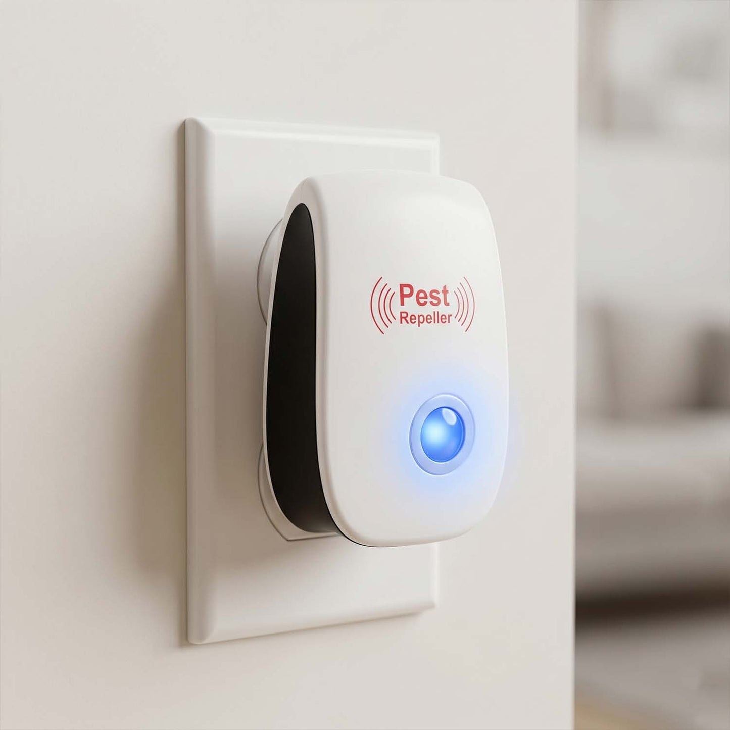 Electric Pest Repeller - Ultrasonic Plug-In Pest Control Device (1 Pc)