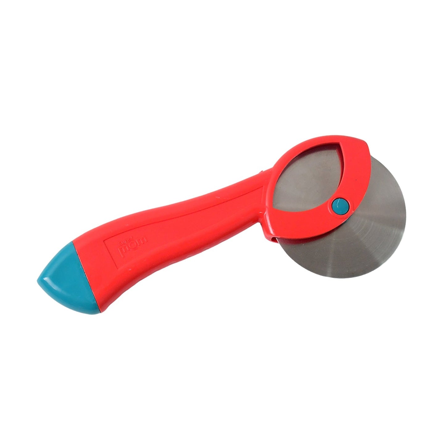Supermom Premium Stainless Steel Pizza Cutter with Ergonomic Handle (1 Pc)