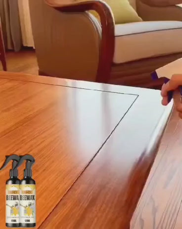 Beeswax Furniture & Multipurpose Spray Polish – Natural Wood Care & Shine Protector (1 Bottle)