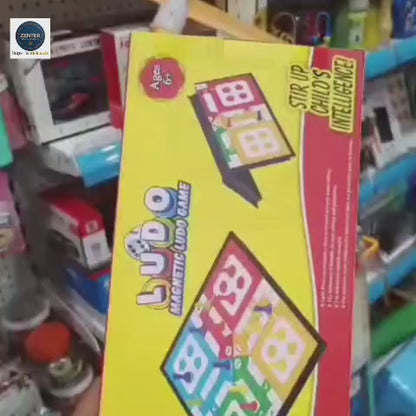 Magnetic Ludo Game Board Portable Travel Game for Kids & Family