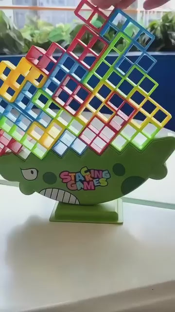 Kids & Family Balancing Tower Block Game