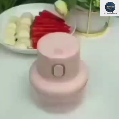 Intelligent Electric Mini Garlic Chopper & Food Processor (250ml) - Wireless & USB Rechargeable