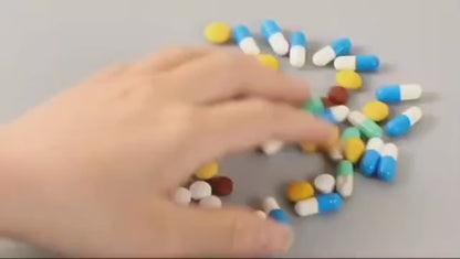 The Ultimate Mini Travel Pill Organizer (Double Layer)