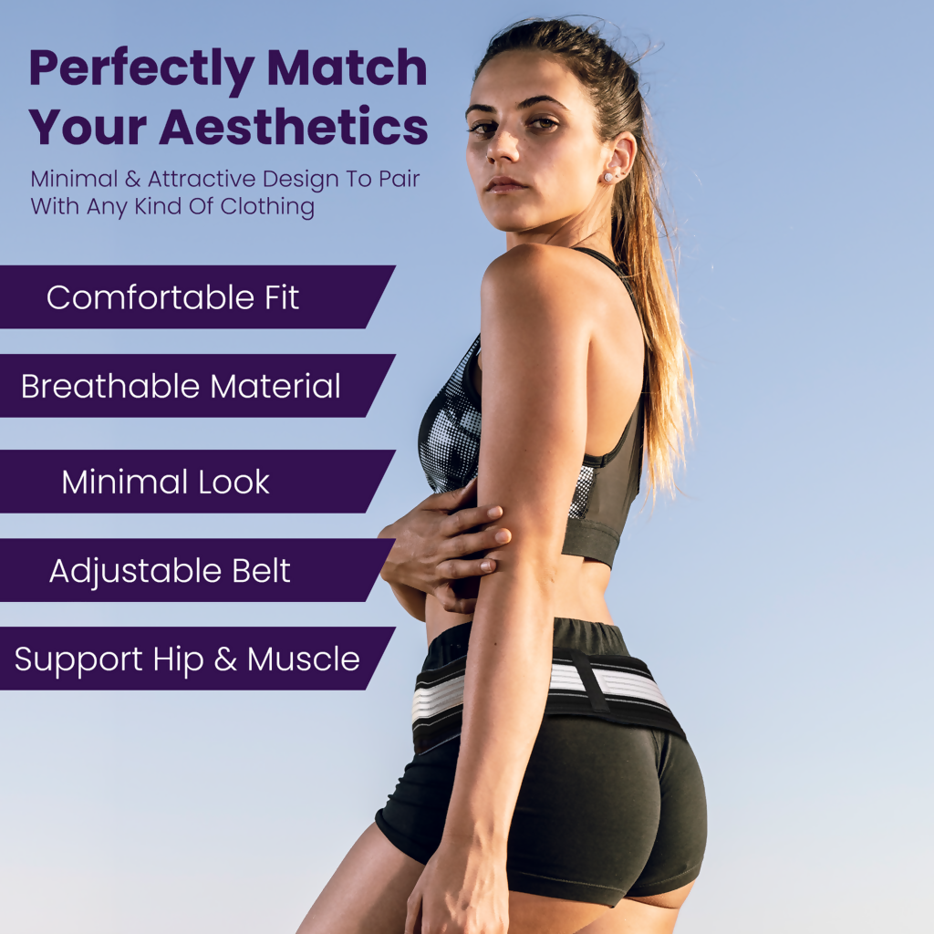 Adjustable Large Size Hip Support Belt for Back & SI Joint Relief