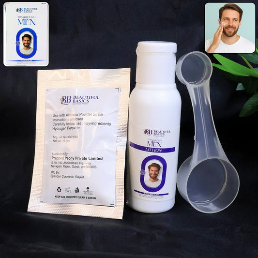 Beautiful Basics Menâ€™s Simple Bleach Cream Kit (1 Set)