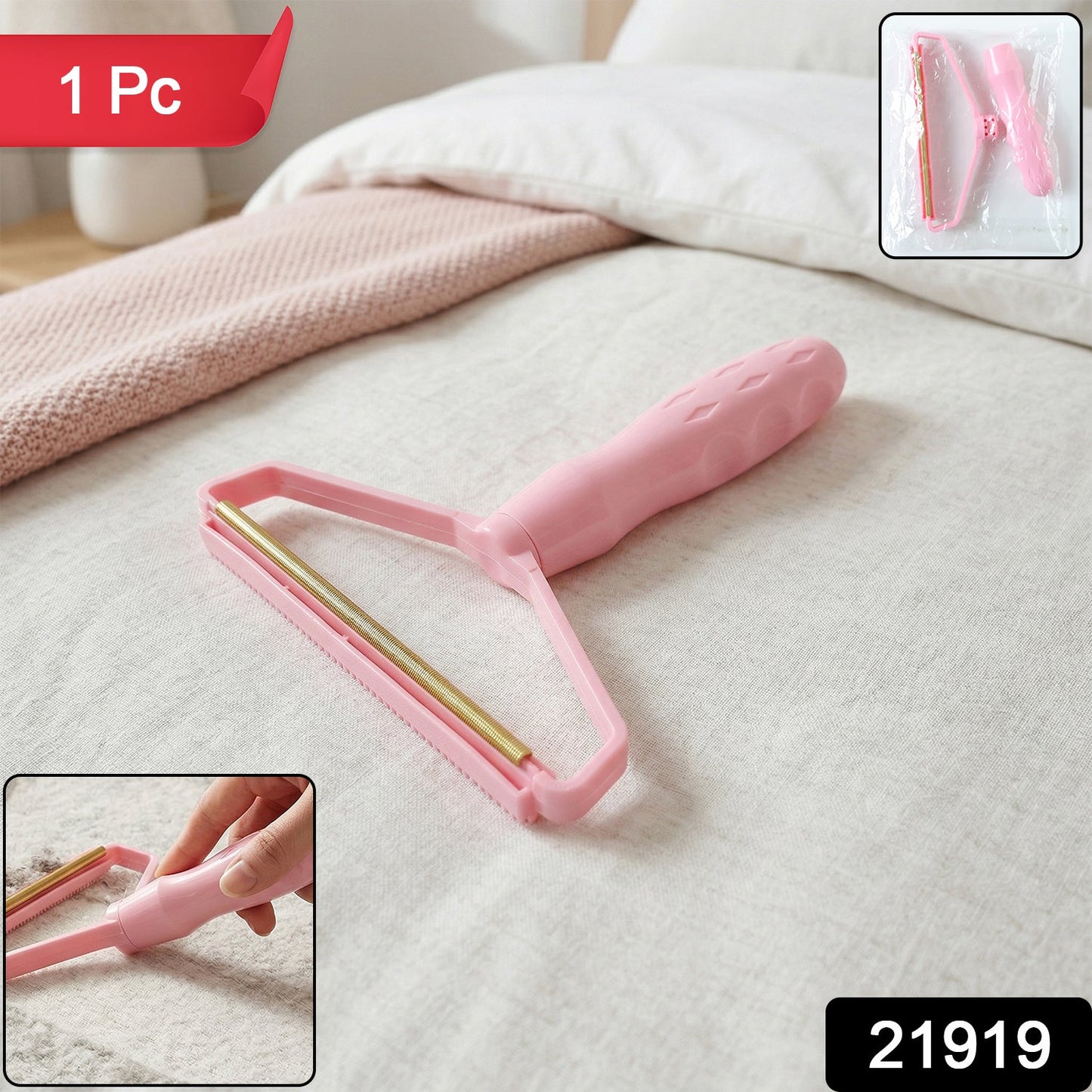Reusable Lint Remover Fabric Hair Remover Roller (1 Pc)