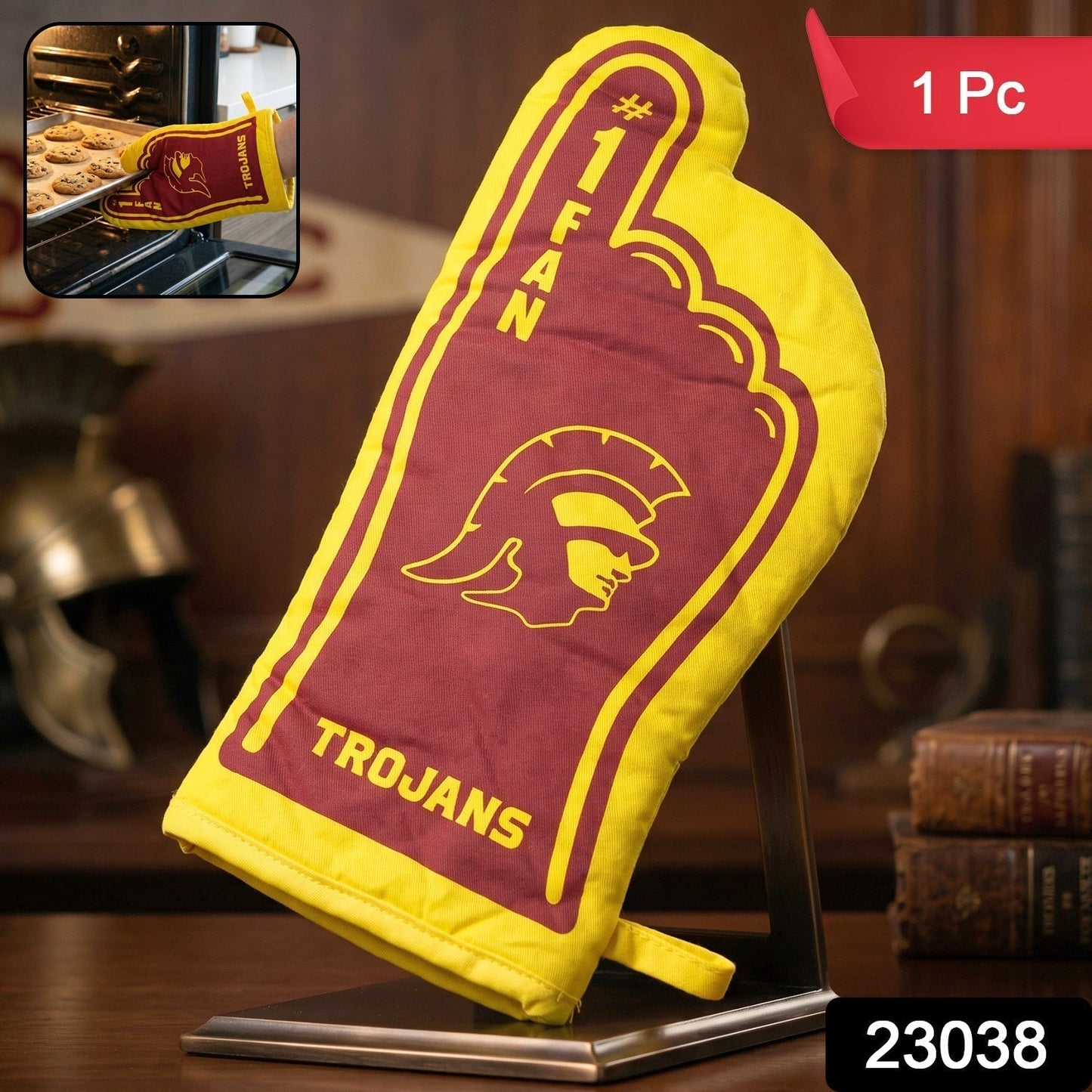 Heat Resistant Oven Mitt Gloves (1 Pc, Right Hand)