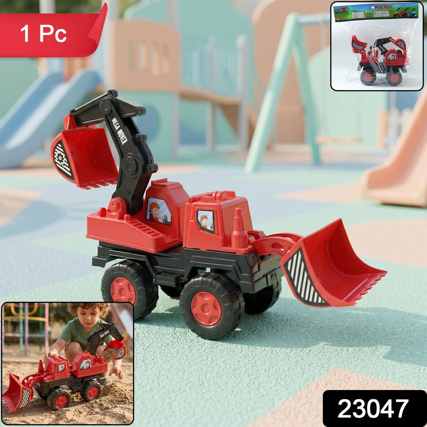 Mega Mover Construction Excavator Toy Truck for Kids 1 Pc