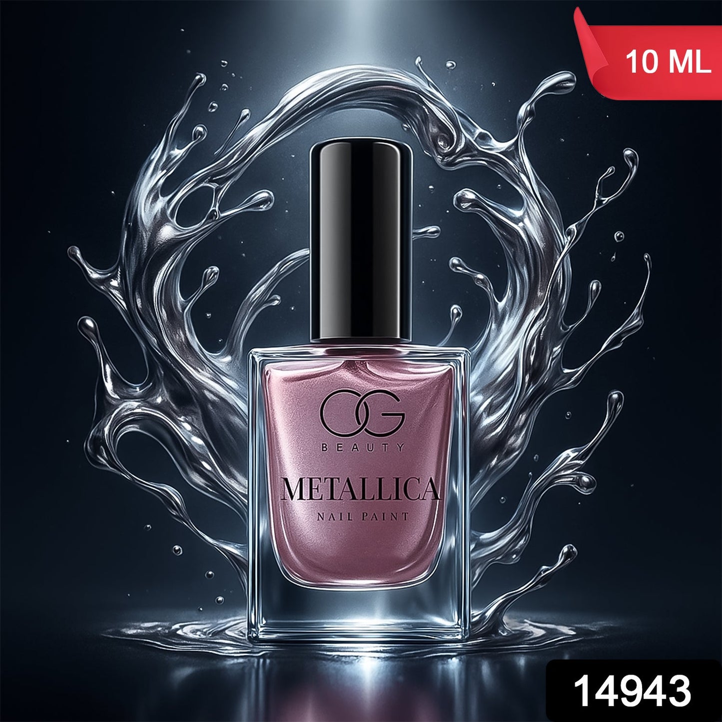 OG Beauty Premium Opal Purple Metallica Nail Polish (1 Pc / 10 ML)