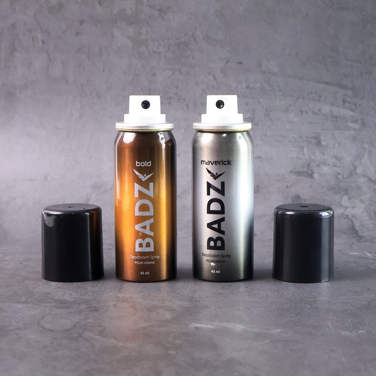 BADZ Long-Lasting Premium Deodorant Body Spray for Men (1 Pc / Mixed Fragrance / 45 ML)