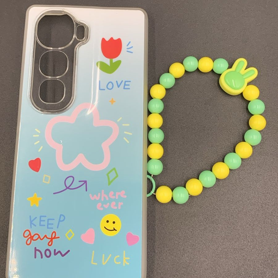 Vivo Y400 Pro 5G Back Cover - "Keep Going" Floral Doodle Edition